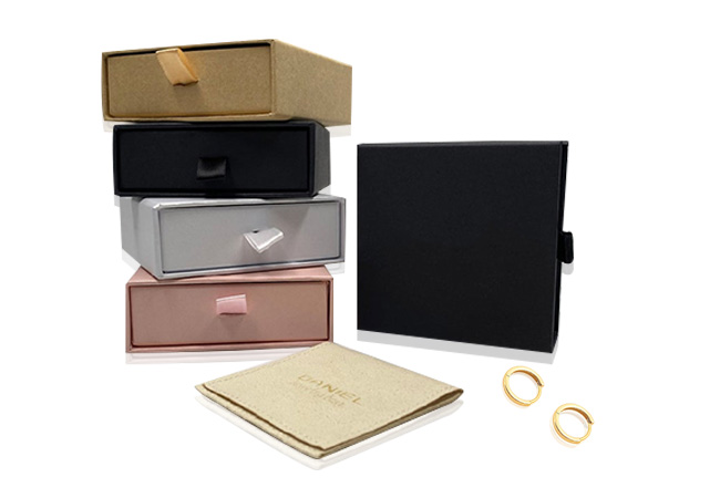 ECO friendly recyclable paper jewelry gift boxes