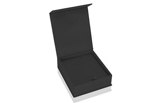 Black Book Shape Magnetic Jewelry Box