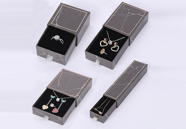Custom logo drawer jewelry boxs