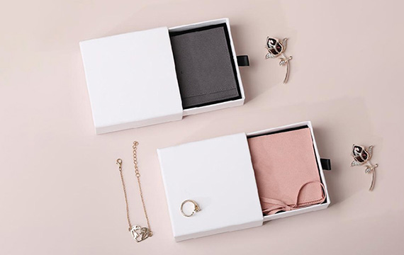 White Custom Jewelry Box