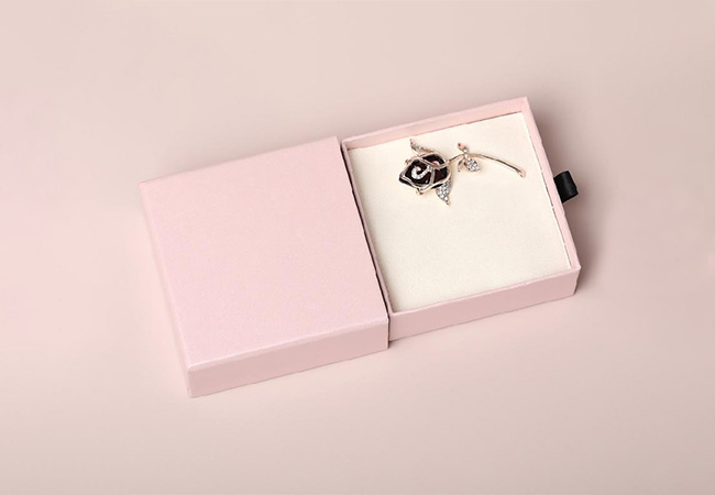 mini caja de joyeria earrings necklace luxury gift box