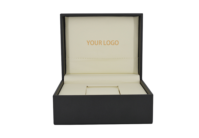 Customised black watch storage box