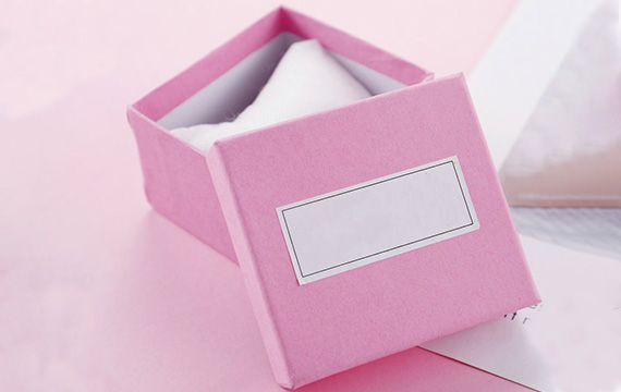 Luxury customised watch box pink