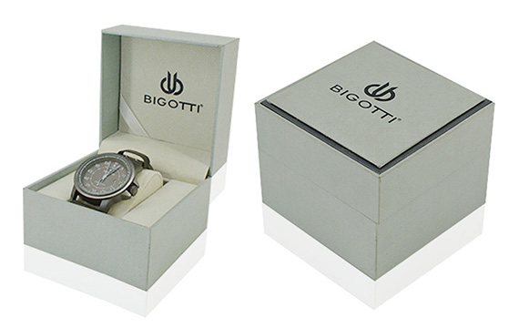 oem custom logo pu leather paper watch box