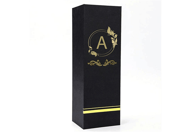Luxury customised rigid cardboard packaging for wine boxes