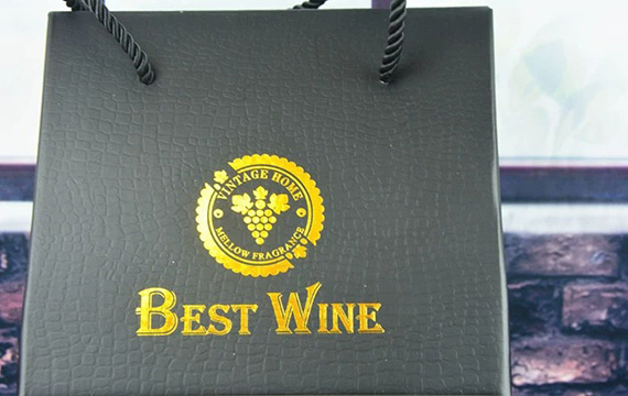 Stamped Logo Wine Box