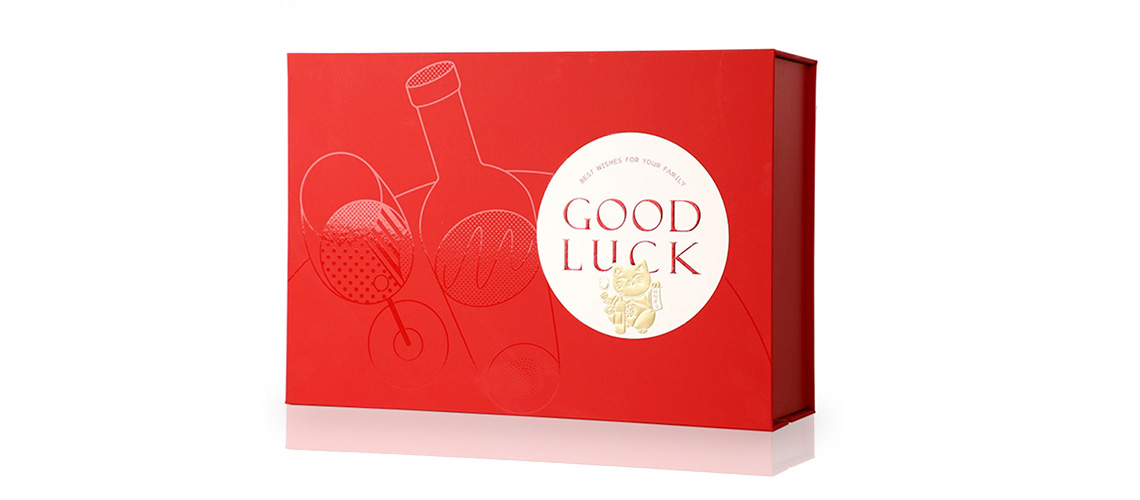 Exquisite high-grade cardboard wine box gift box